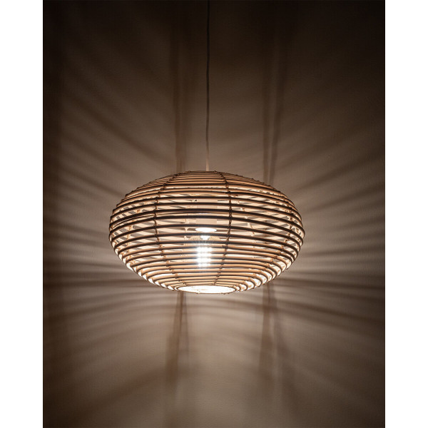 Подвесной светильник, люстра Nowodvorski 11153 Rattan S E27 1x25W IP20 бежевый - фото №1