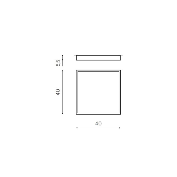 Світильник стельовий AZzardo AZ4774 Monza Led S40 Ctt - фото №2