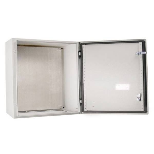 Металевий бокс ETI 001102138 GT 80-80-30 IP66 800x800x300 з 2 замками - фото №1