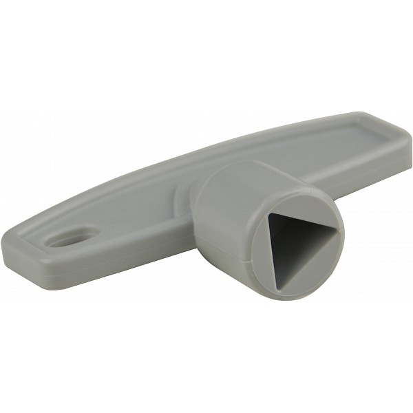 Ключ пластиковий до корпусу ударостійкого Аско-Укрем 60*80*28 з АБС-пластику UBox - фото №1