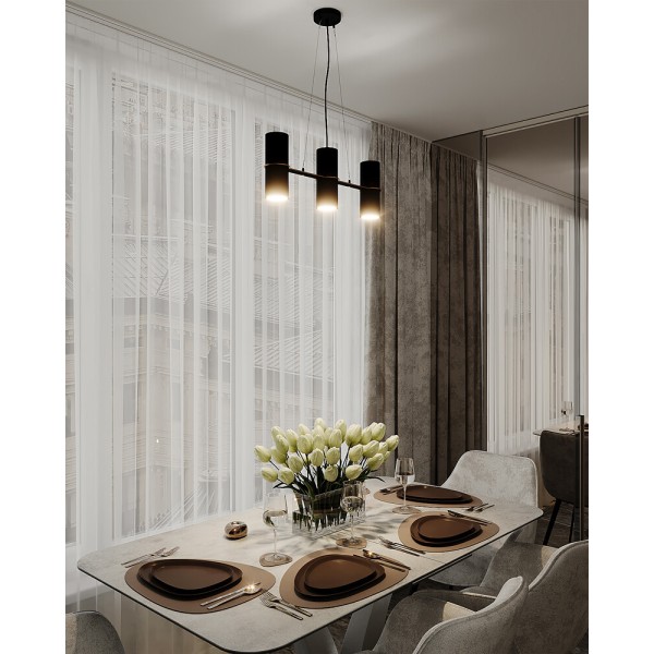 Люстра Pikart 30777-2 GU10 5x60W IP20 Чорна - фото №2