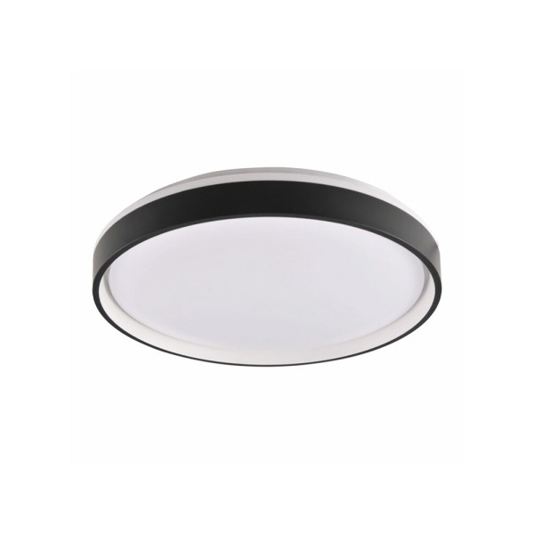 Люстра із пультом світлодіодна, стельовий світильник Goldlux 326669 Jadwiga 40 Led 1x48W 3000K-6000K 5300Lm IP44 Bk