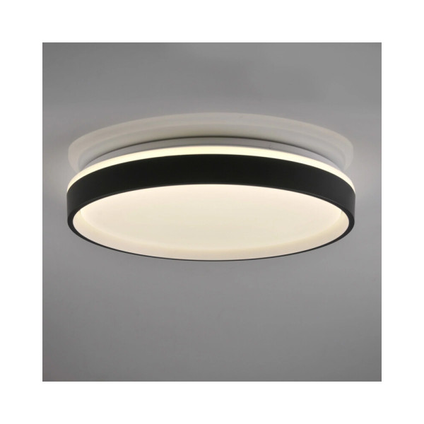 Люстра із пультом світлодіодна, стельовий світильник Goldlux 326669 Jadwiga 40 Led 1x48W 3000K-6000K 5300Lm IP44 Bk - фото №4