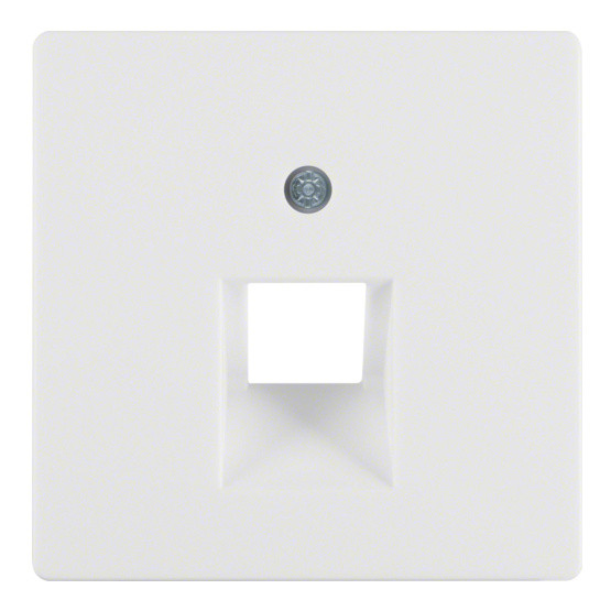 Накладка для розетки UAE полярная белизна Berker Q.х