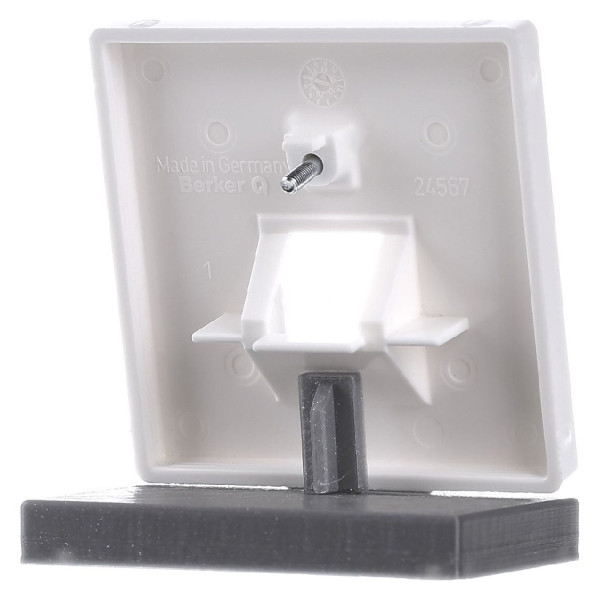 Накладка для розетки UAE полярная белизна Berker Q.х - фото №4