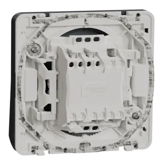 Выключатель Schneider Electric MUR35025 с подсветкой IP55 (черный) - фото №1