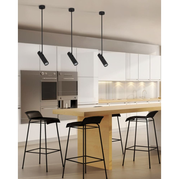 Светильник поворотный, спот Nowodvorski 6503 Eye Super GU10 1x10W IP20 черный - фото №1