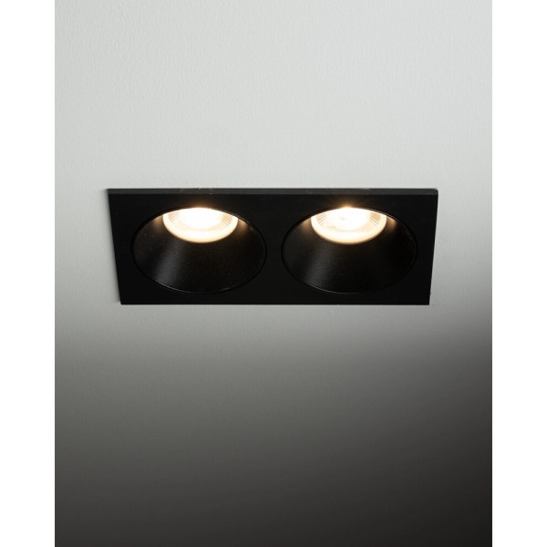 Точковий світильник TK Lighting 10579 Prisma Duo GU10 2x10W IP65 чорний - фото №1