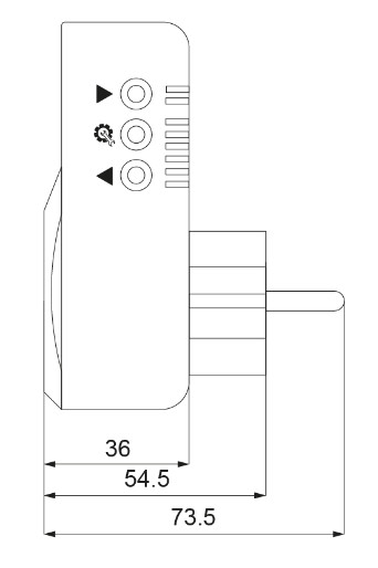 Реле контролю напруги Аско-Укрем URate S-16 AC 230V 16A (5 ... 999с) - фото №6