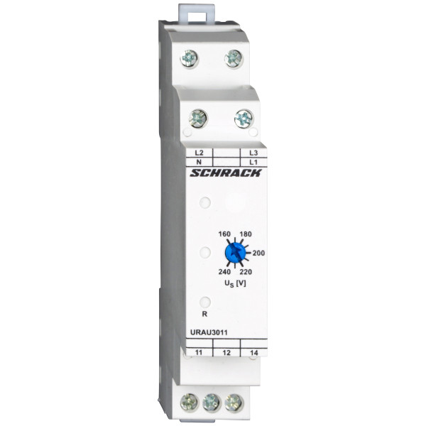 Реле контролю напруги Schrack URAU3011 1ПК з регулюванням значення напруги 5A