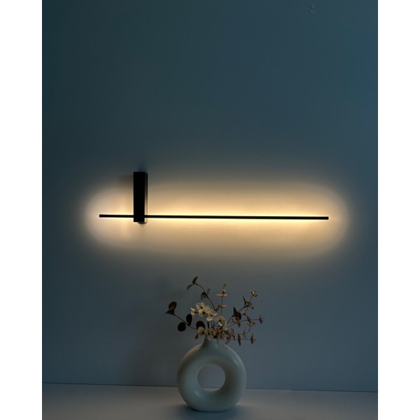 Бра, настенный светильник Nowodvorski 10311 Motive LED M 1x11W 3000K 380Lm IP20 черный - фото №1