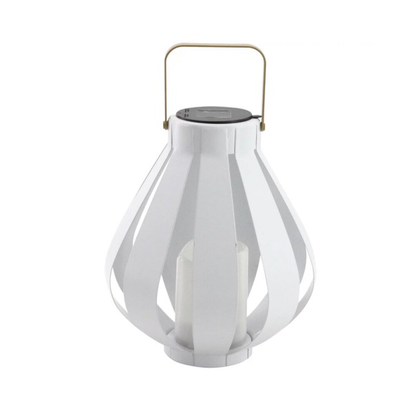 Вуличний світильник на сонячній батареї Goldlux 313232 Ahobro LED 1600K IP44 білий