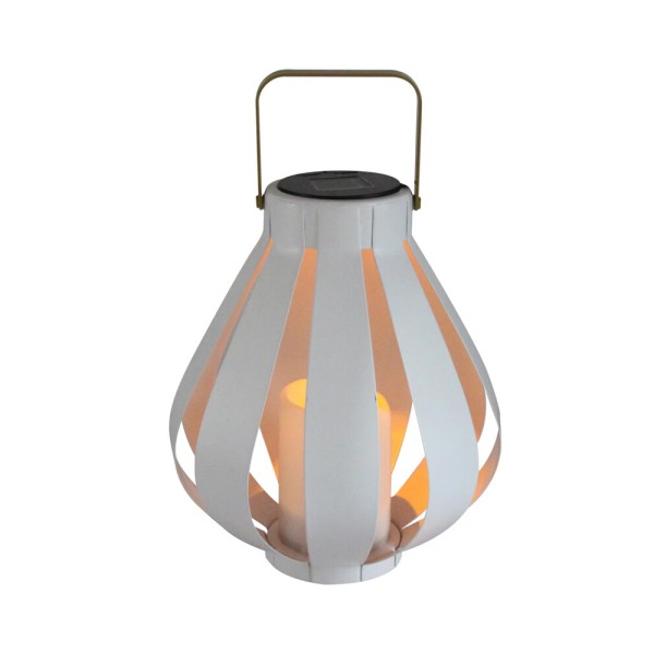 Вуличний світильник на сонячній батареї Goldlux 313232 Ahobro LED 1600K IP44 білий - фото №4