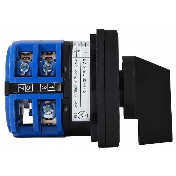 Пакетный переключатель Аско-Укрем ПКП SBI 0-1 3 полюса 32A/2.823 (A0110010063) - фото №1