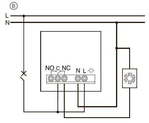 Кімнатний термостат Schneider Electric NU350118 із вбудованим датчиком 8А (білий) - фото №2