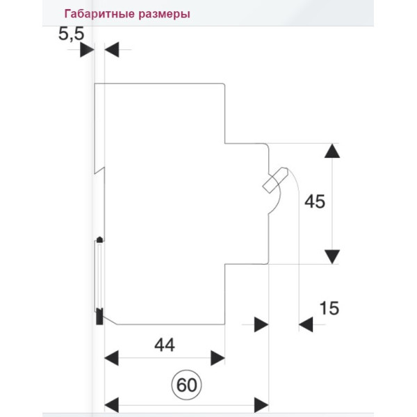 Независимый расцепитель ETI 002159312 DA ETIMAT 10 AC 24V - фото №2