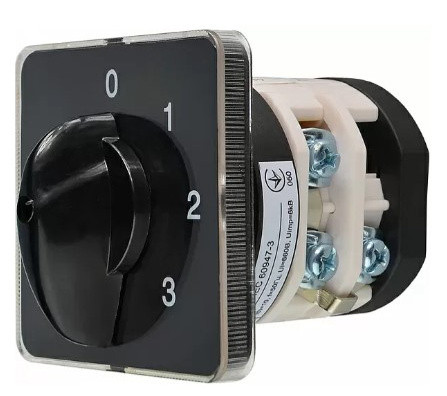 Пакетный переключатель Аско-Укрем ПКП Е9 2.843 A0110010022 (0-1-2-3 выбор фазы) - фото №2