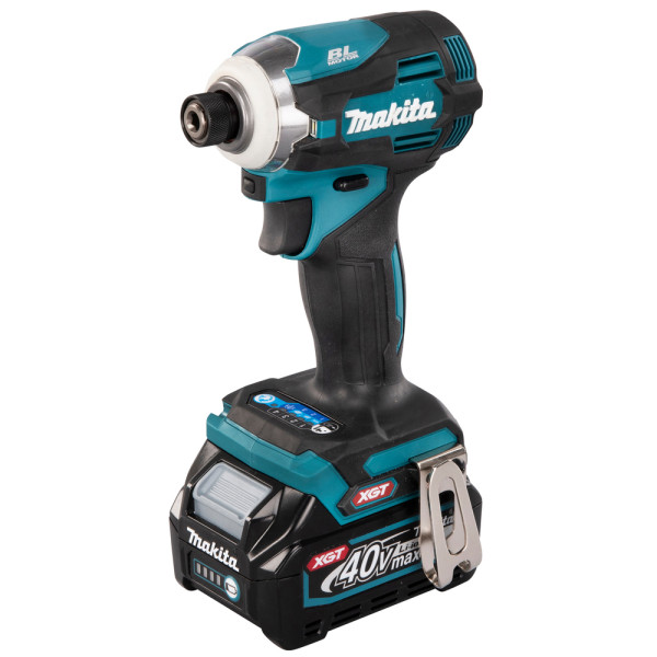 Аккумуляторный ударный шурокрутитель Makita TD001GM201 XGT 40 В