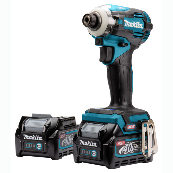 Аккумуляторный ударный шурокрутитель Makita TD001GM201 XGT 40 В - фото №2
