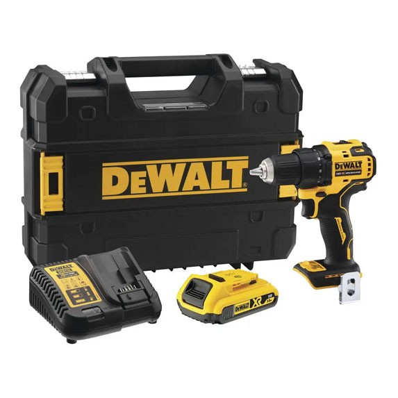 Безщітковий дриль-шурупокрут DeWALT DCD708D1T XR Li-Ion 18В 2Аг 65Нм швидкозатискний патрон 13мм - фото №3