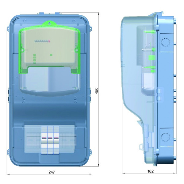 Ящик распределительный NIK DOT 3 IP54 - фото №2