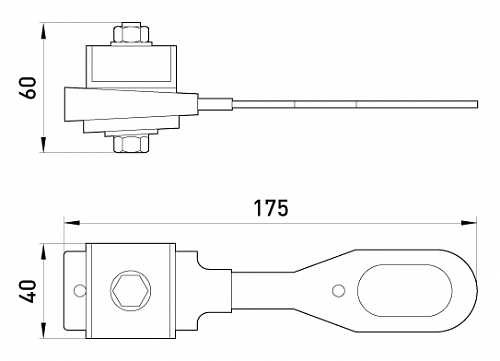 Усиленный анкер E.Next eiclamp.2.16.25.zr изолированный 16-25 кв.мм (p021009) - фото №1