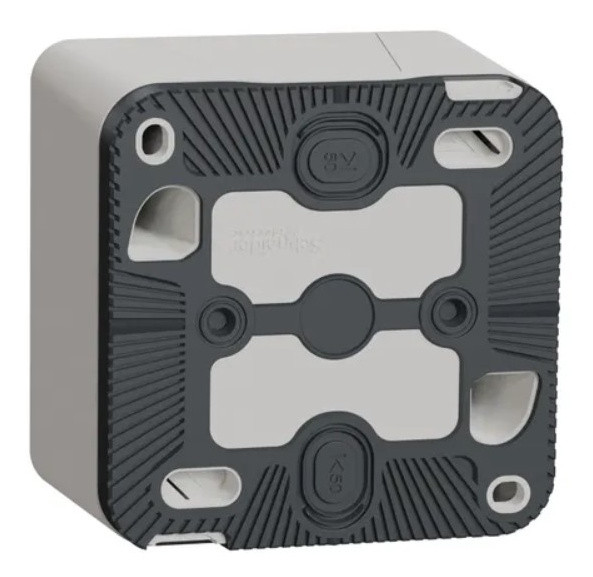 Накладний 1-клавішний вимикач Schneider Electric MUR39021 IP55 (білий) - фото №1