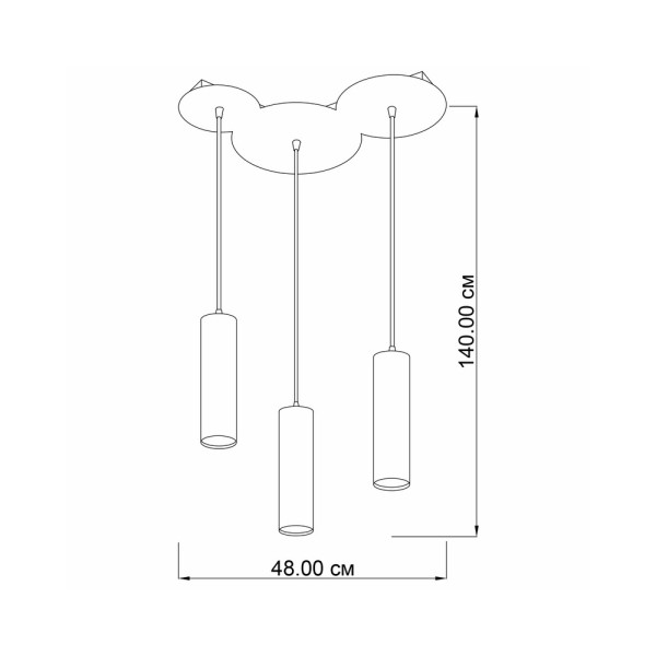 Підвісний світильник, люстра Imperium Light 264348.01.01 Kate - фото №2