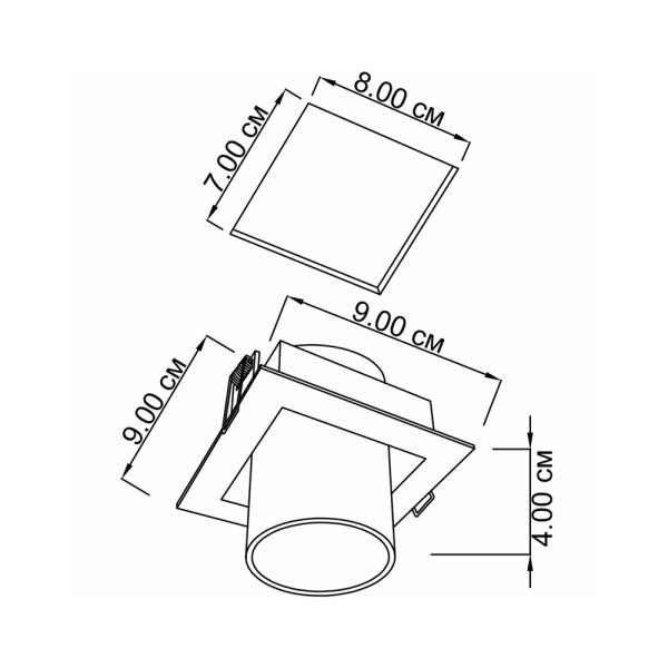 Точковий світильник Imperium Light 27314.01.01 Goggles - фото №1