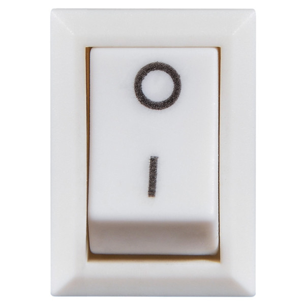 Переключатель Аско-Укрем KCD1-101 White/White белый (A0140040052) - фото №1