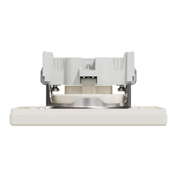 Розетка одинарная кремовая Asfora, EPH3000123 - фото №3