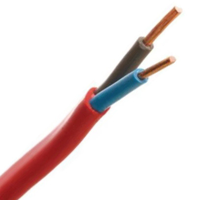 Красный кабель ELCOR 110114 ВВГ-П нгд 2х1,5 - фото №1