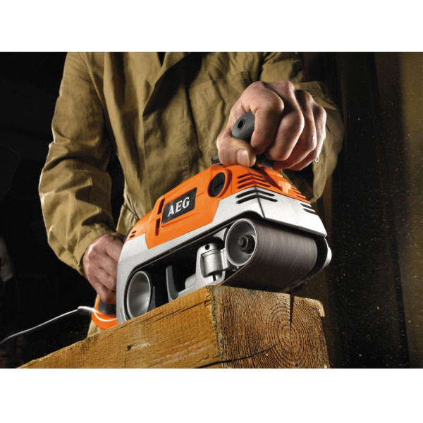 Стрічкова шліфувальна машина AEG 4935413205 1010Вт - фото №3