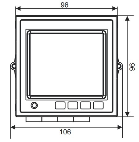 Аналізатор параметрів мережі ETI END25-ETHA Ethernet RTC 8 Mб вбудованої пам'яті (4656955) - фото №3