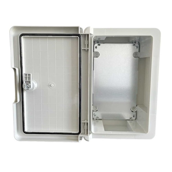 Бокс монтажний пластиковий СКІМ 300х200х130 з панеллю IP65 ( С0701001 ) - фото №1