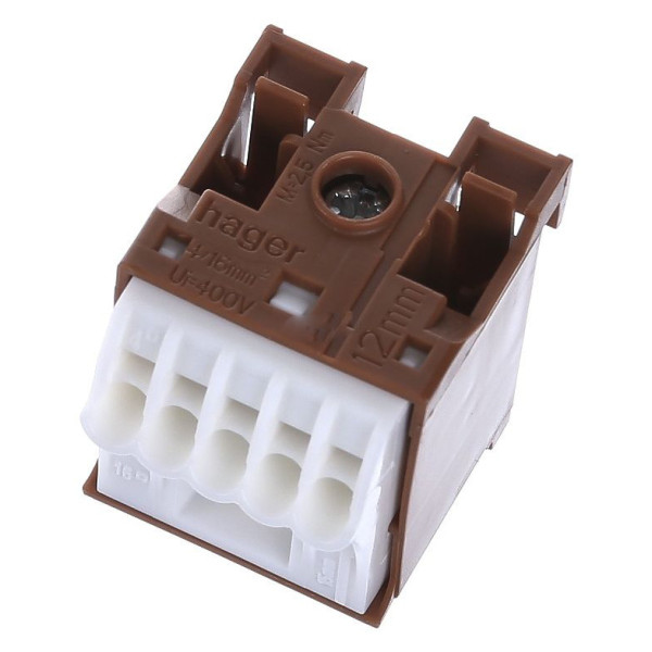Блок фазних клем Hager KN06P 1x16мм2+5x4мм2 - фото №2