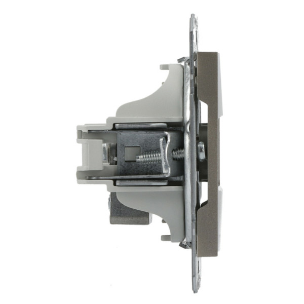 Розетка TV оконечная без рамки бронза Asfora, EPH3200169 - фото №2