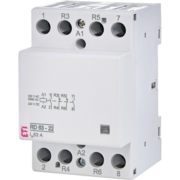 Контактор ETI 002464030 RD 63-22 (230V AC/DC) (AC1)