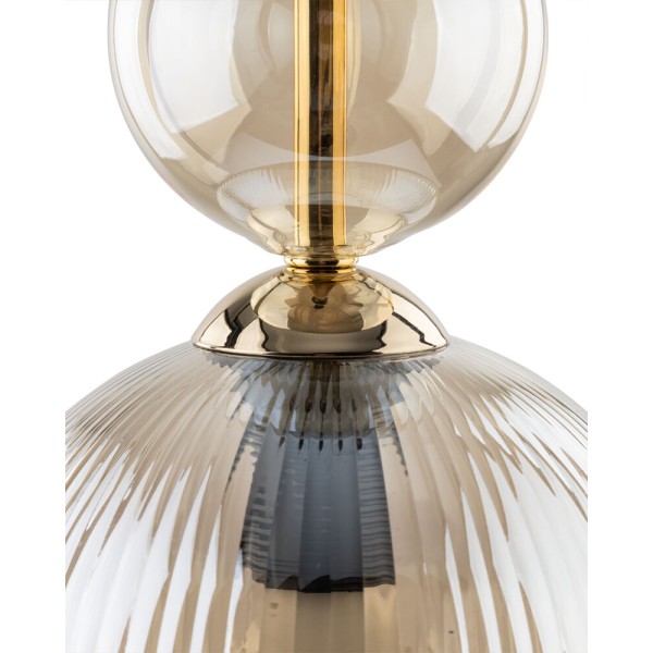 Підвісний світильник, люстра TK Lighting 11040 Sophia E14 1x10W IP20 бурштиновий - фото №3