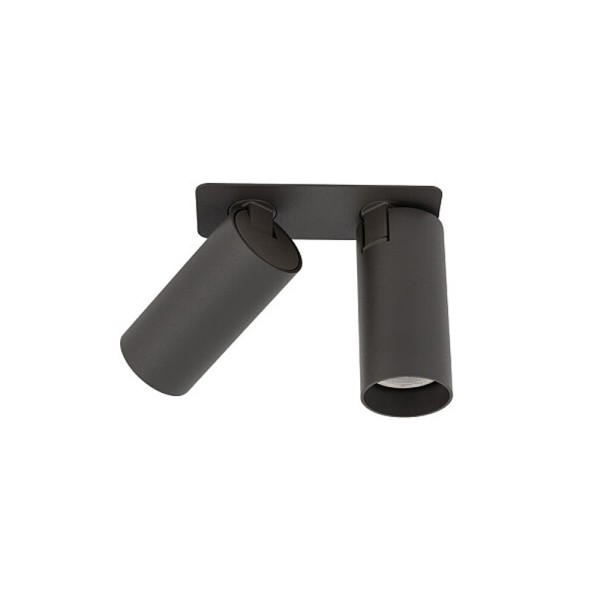 Светильник поворотный, спот Nowodvorski 11473 Fourty Surface II GU10 2x10W IP20 темно-серый - фото №3