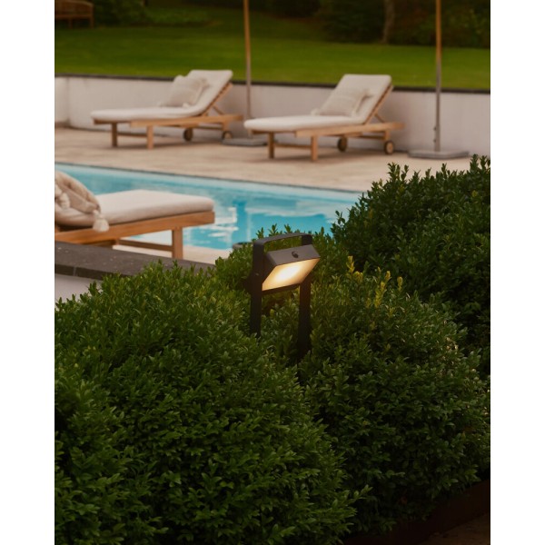 Вуличний світильник на сонячній батареї Nordlux 2518268003 Saulio LED 1x4.5W 3000K 370Lm IP44 чорний - фото №3