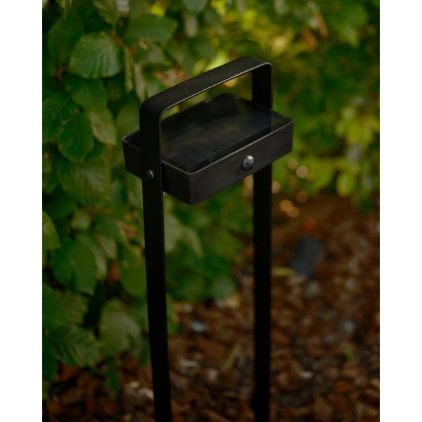 Вуличний світильник на сонячній батареї Nordlux 2518268003 Saulio LED 1x4.5W 3000K 370Lm IP44 чорний - фото №4