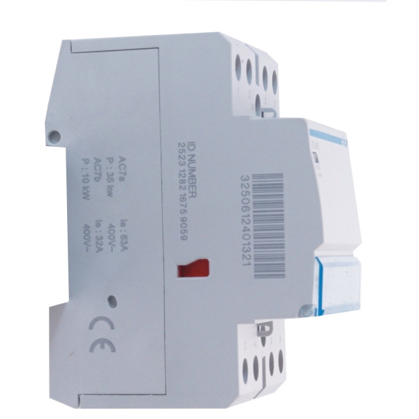 Бесшумный контактор 63A ESC463 (4НО, 230В) 3м Hager - фото №1