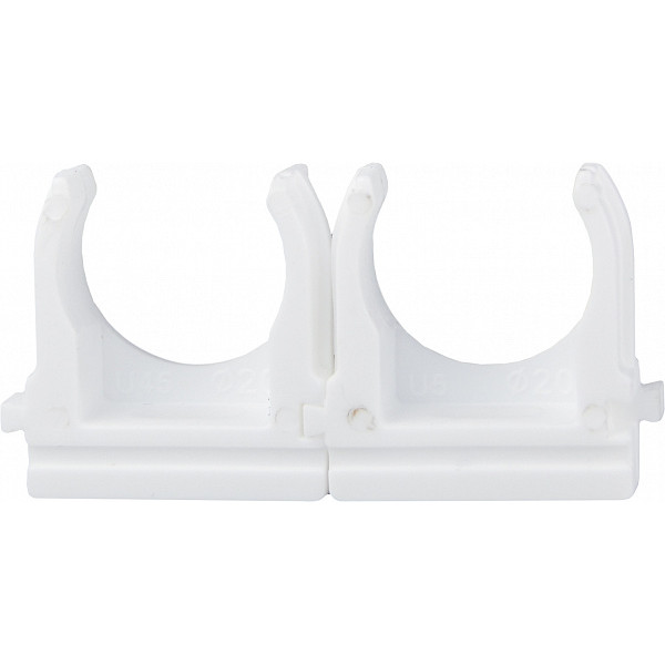 Крепление для гофры Аско-Укрем 6672 Ø20мм (упаковка 50шт.) - фото №1