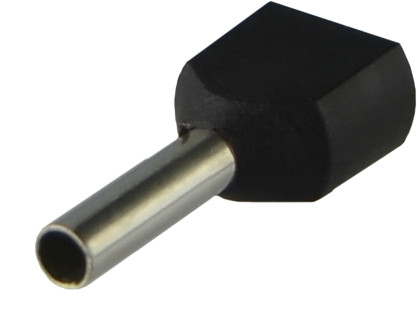 Наконечник Аско-Укрем ТЕ 1,5-08 изолированный черный 100шт (A0060120006)