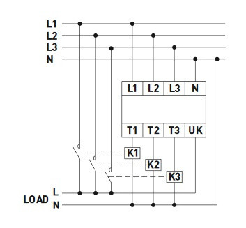 Реле вибору фаз 16А e.control.v11 - фото №2