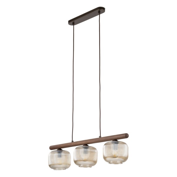 Подвесной светильник, люстра TK Lighting 11069 Salvia E14 3x10W IP20 коричневый