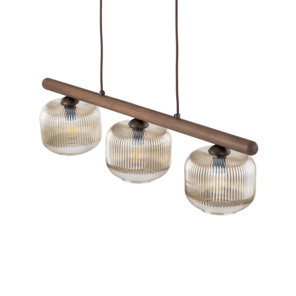 Подвесной светильник, люстра TK Lighting 11069 Salvia E14 3x10W IP20 коричневый - фото №3