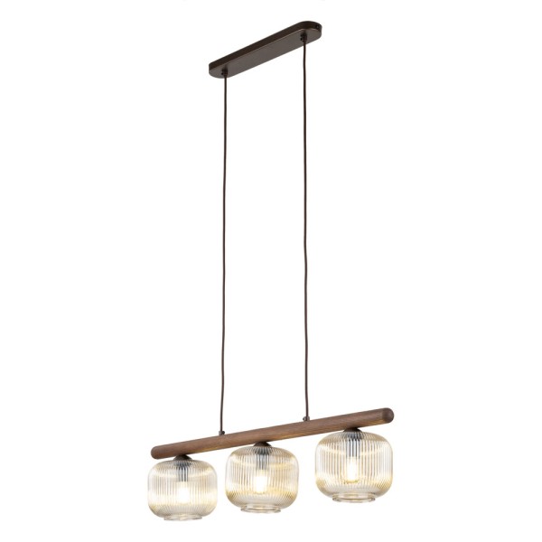 Подвесной светильник, люстра TK Lighting 11069 Salvia E14 3x10W IP20 коричневый - фото №4