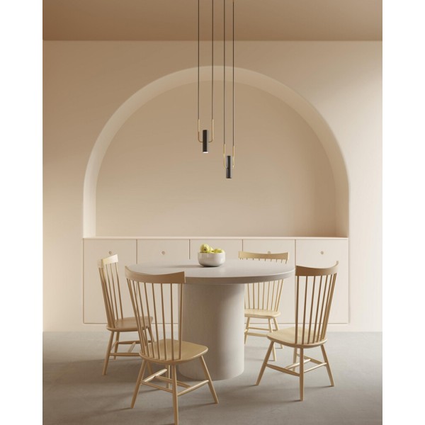 Підвісний світильник, люстра Pikart 30681-3 GU10 1x60W IP20 чорний - фото №1